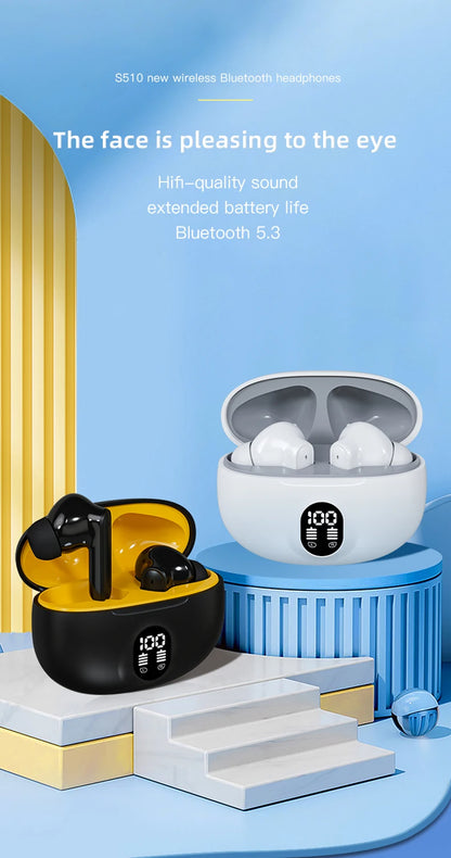 Stereo AirPods – Wireless Bluetooth Earbuds with High-Quality Sound
